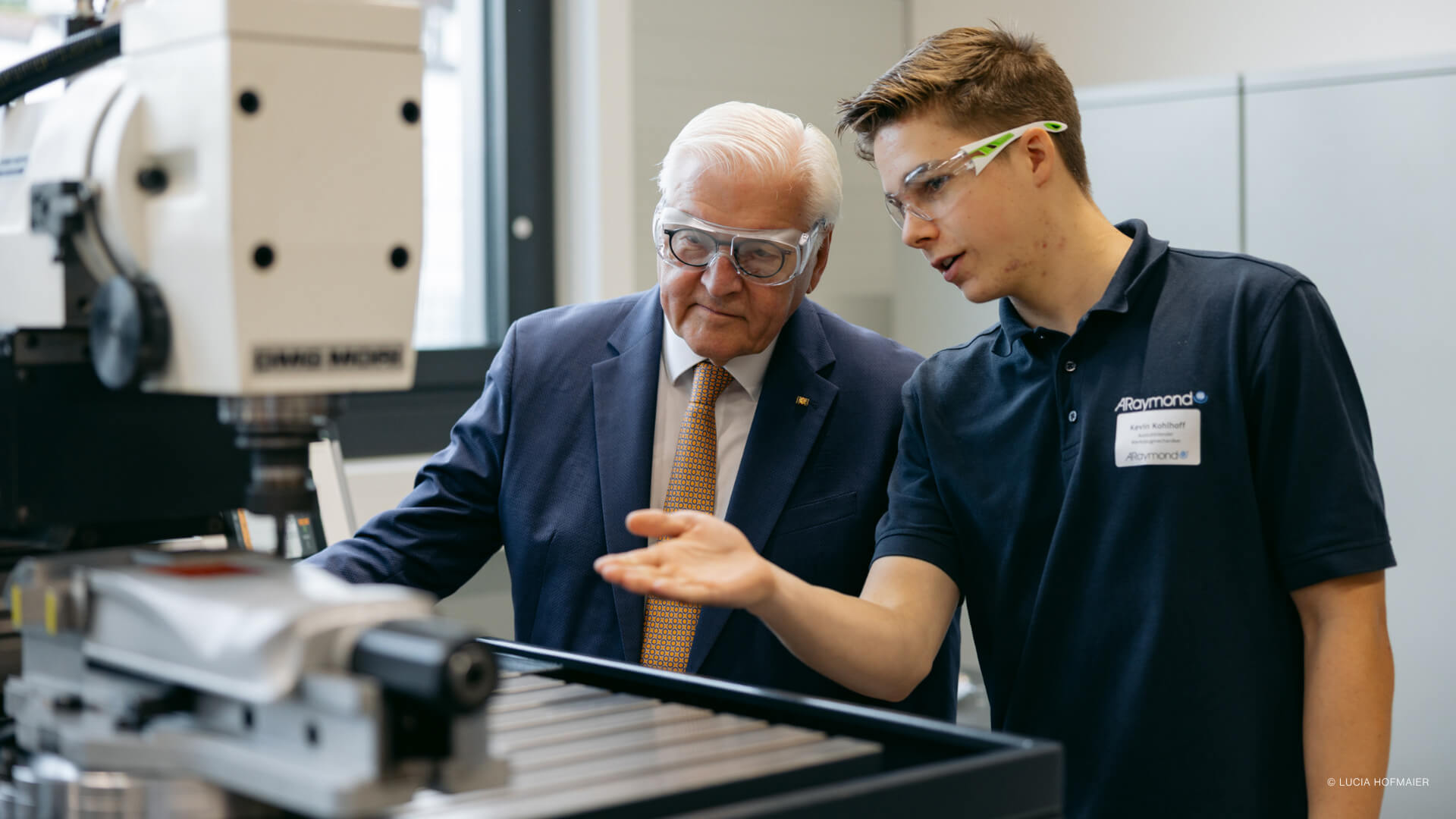 Federal President Frank-Walter Steinmeier visits ARaymond in Lörrach