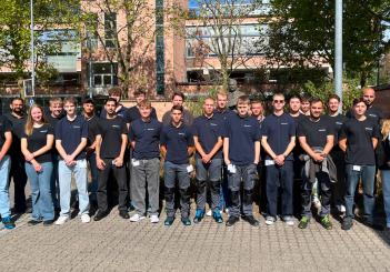 Group photo of apprentices at ARaymond